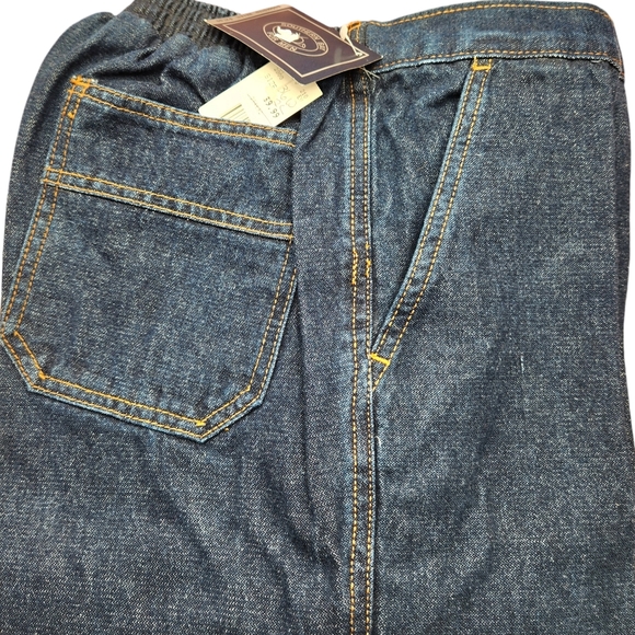NwT Southern Bay for Mens Strechy Button 4 Pocket 100% Cotton Denim Jeans - Picture 2 of 8